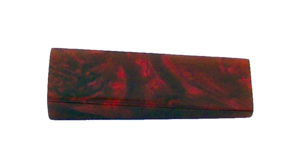 Acrylic Knife Handle Material - Red Russet